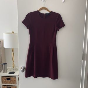 Maroon Theory dress